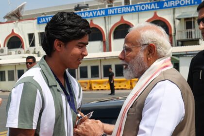 PM Modi meets Vaibhav Suryavanshi